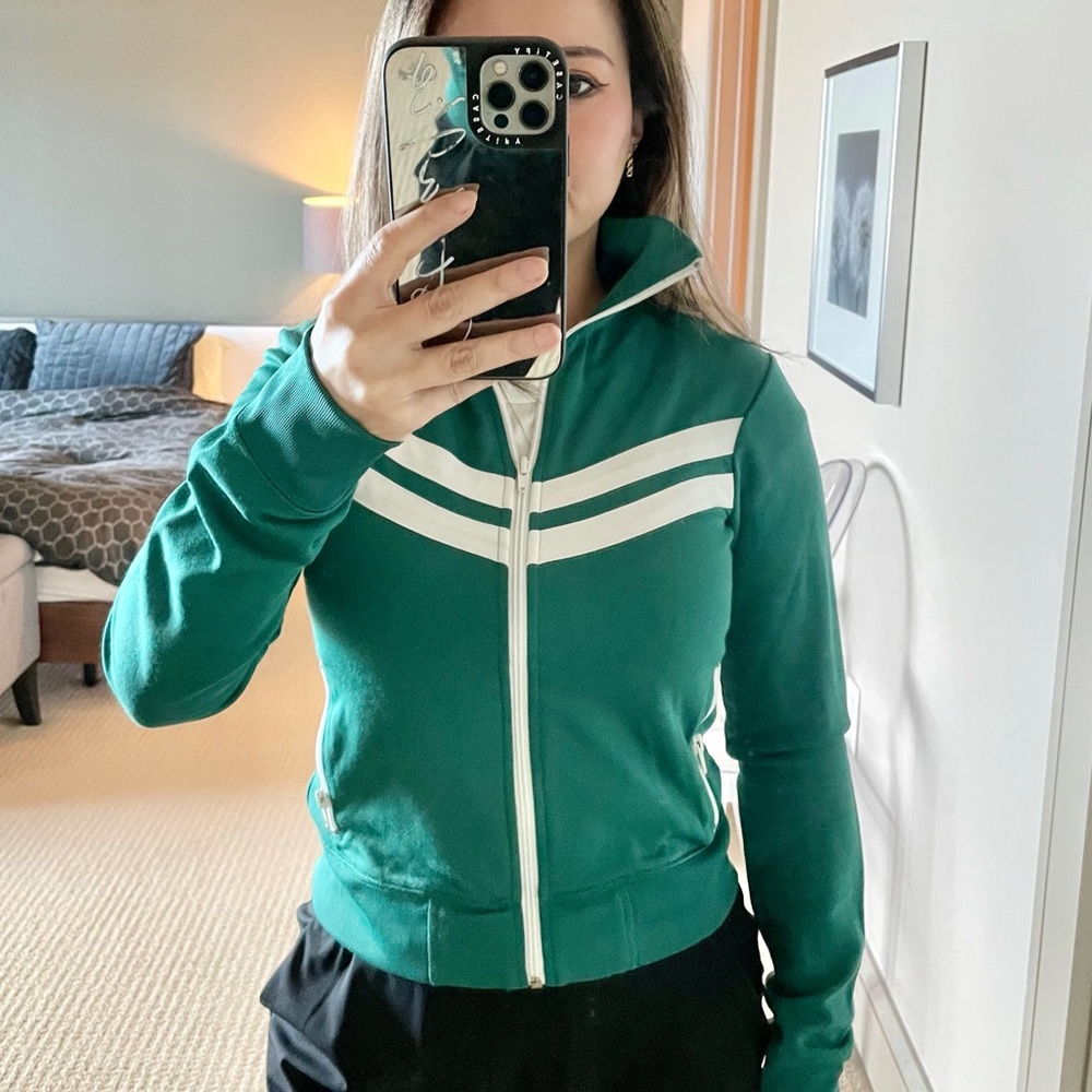 Hollister Green Track Jacket